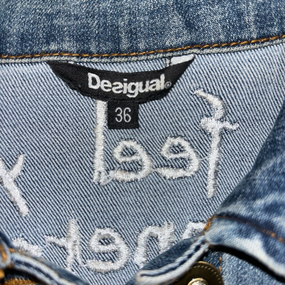 Desigual denim jacket-RARE FIND - Picture 5 of 8